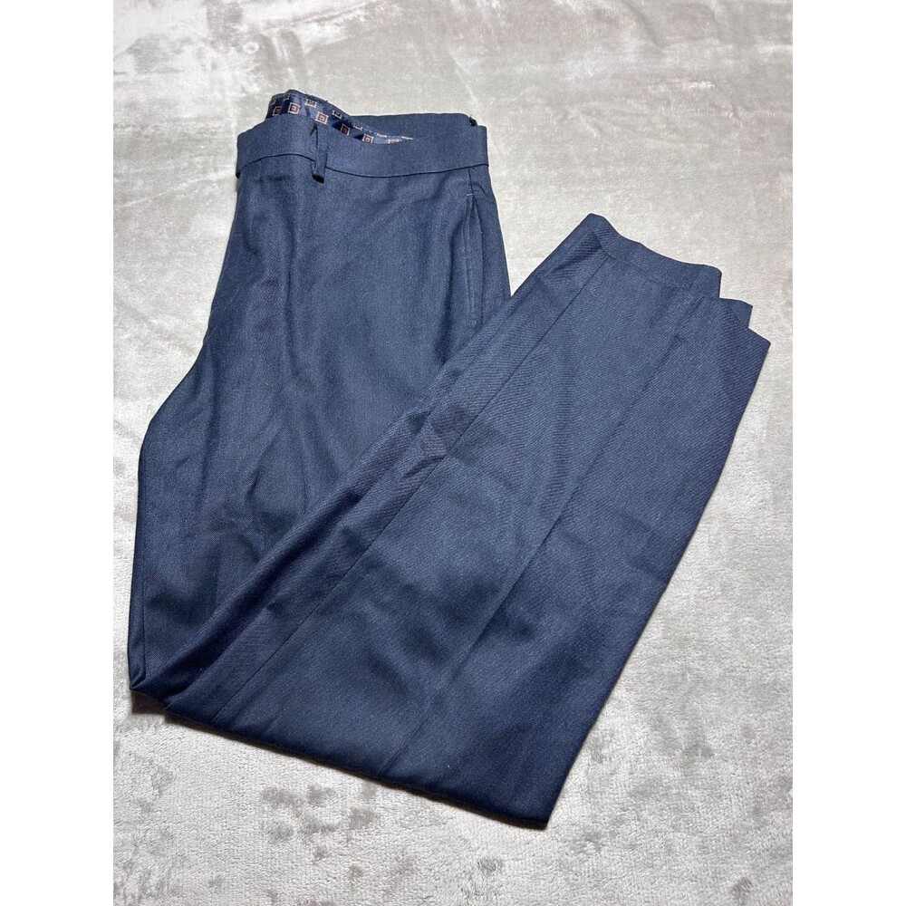 Lauren Ralph Lauren Dress Pants Men Size 34x30 Navy Twill Trousers Classic
